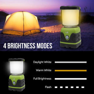 LE 1000LM Battery Powered LED Camping Lantern