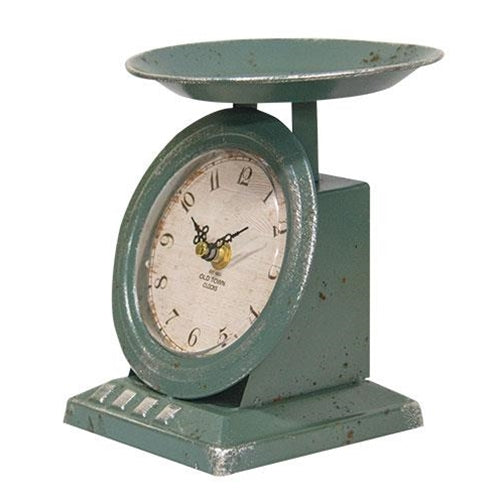 *Vintage Blue Old Town Scale Clock